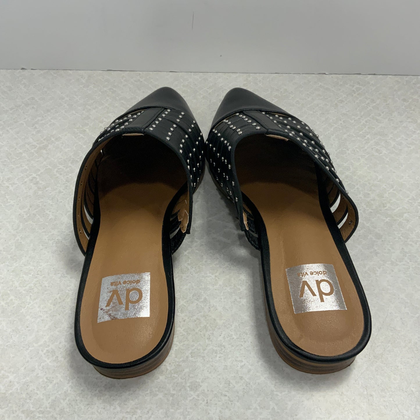 Shoes Flats By Dv In Black, Size: 7.5