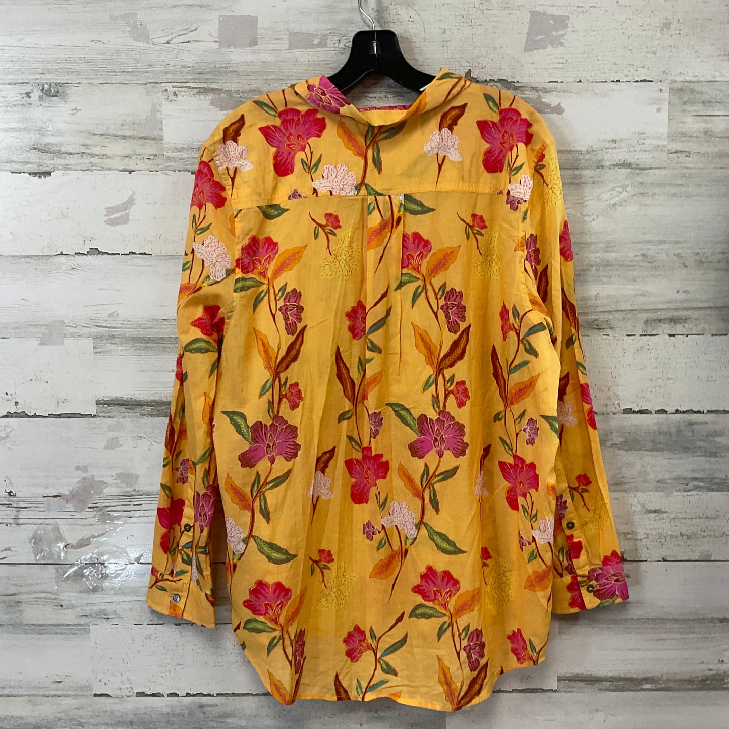 Blouse Long Sleeve By Sundance In Orange, Size: Xl