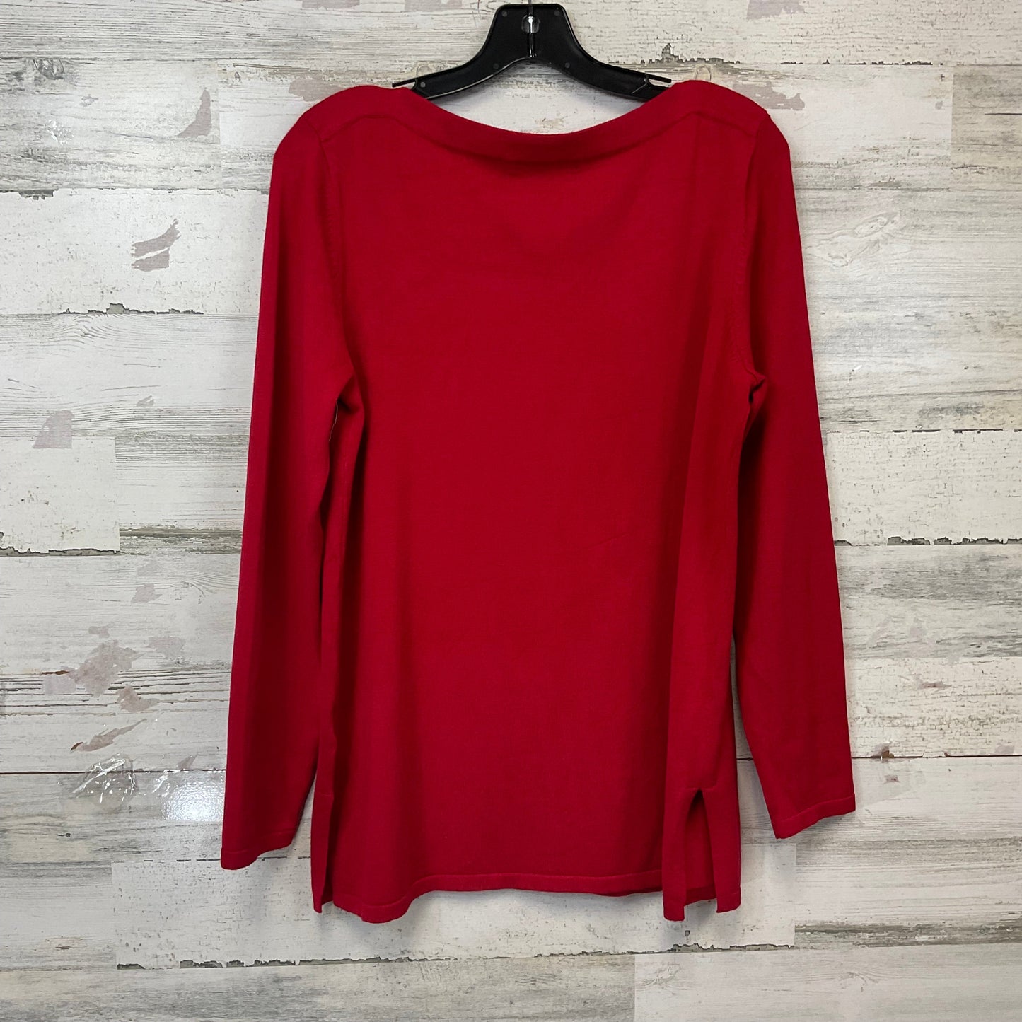 Sweater By Cable And Gauge In Red, Size: L