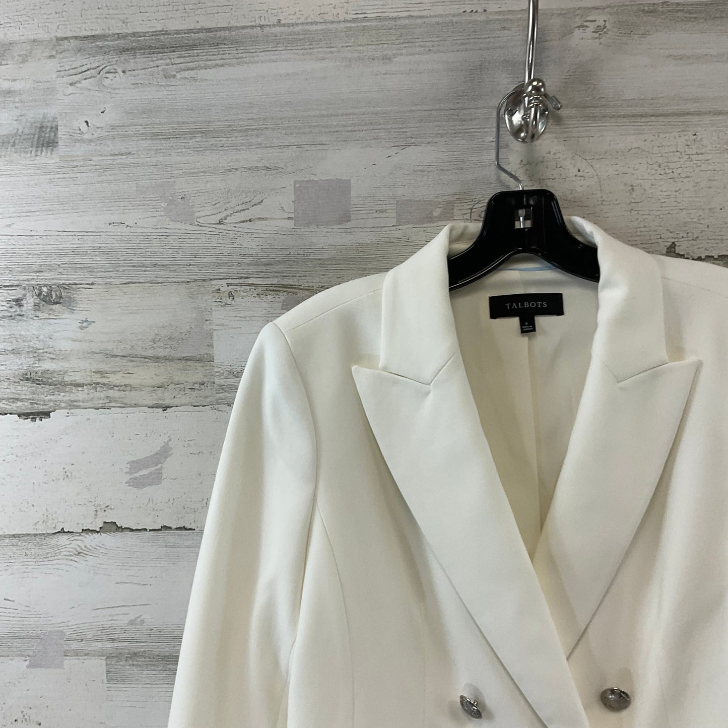 Blazer By Talbots In Cream, Size: S