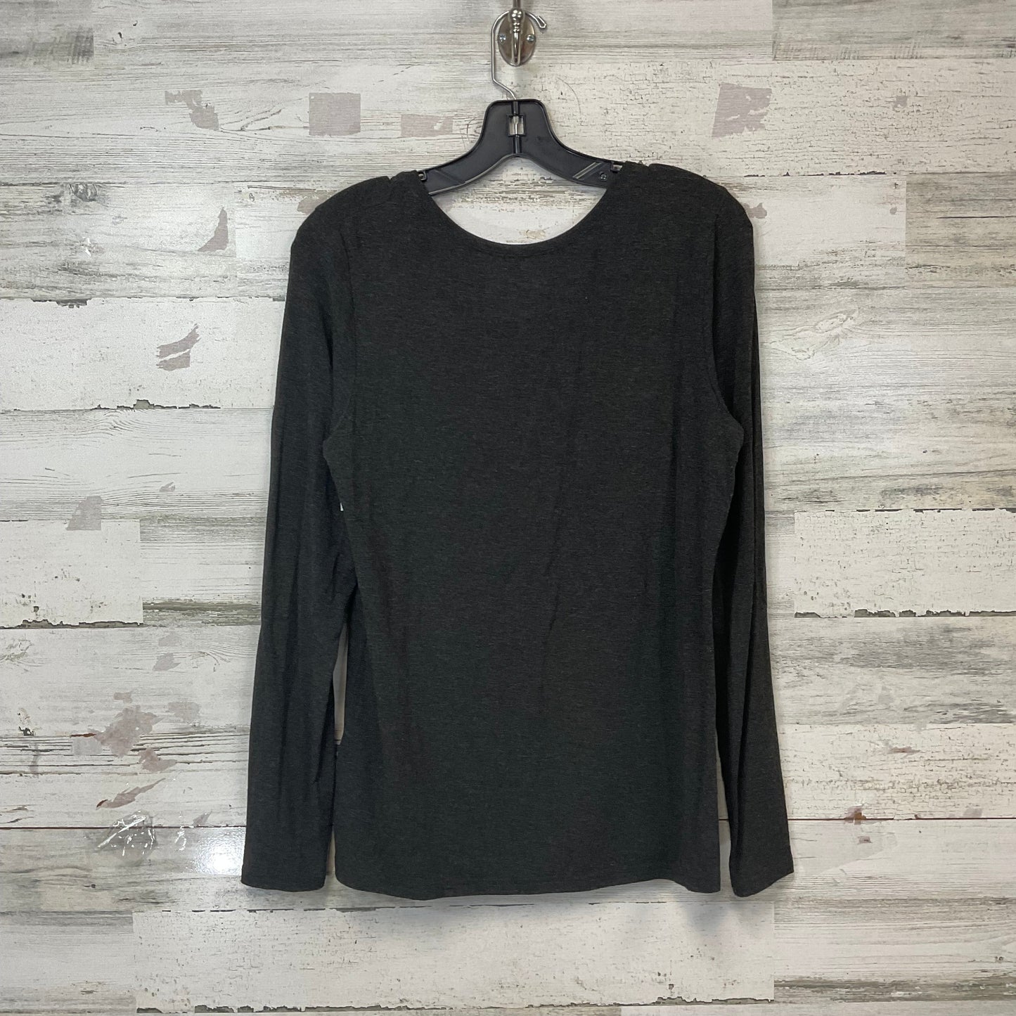 Top Long Sleeve By Eileen Fisher In Grey, Size: M