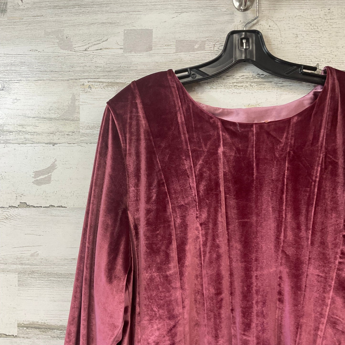 Top Long Sleeve By Soft Surroundings In Maroon, Size: Xl