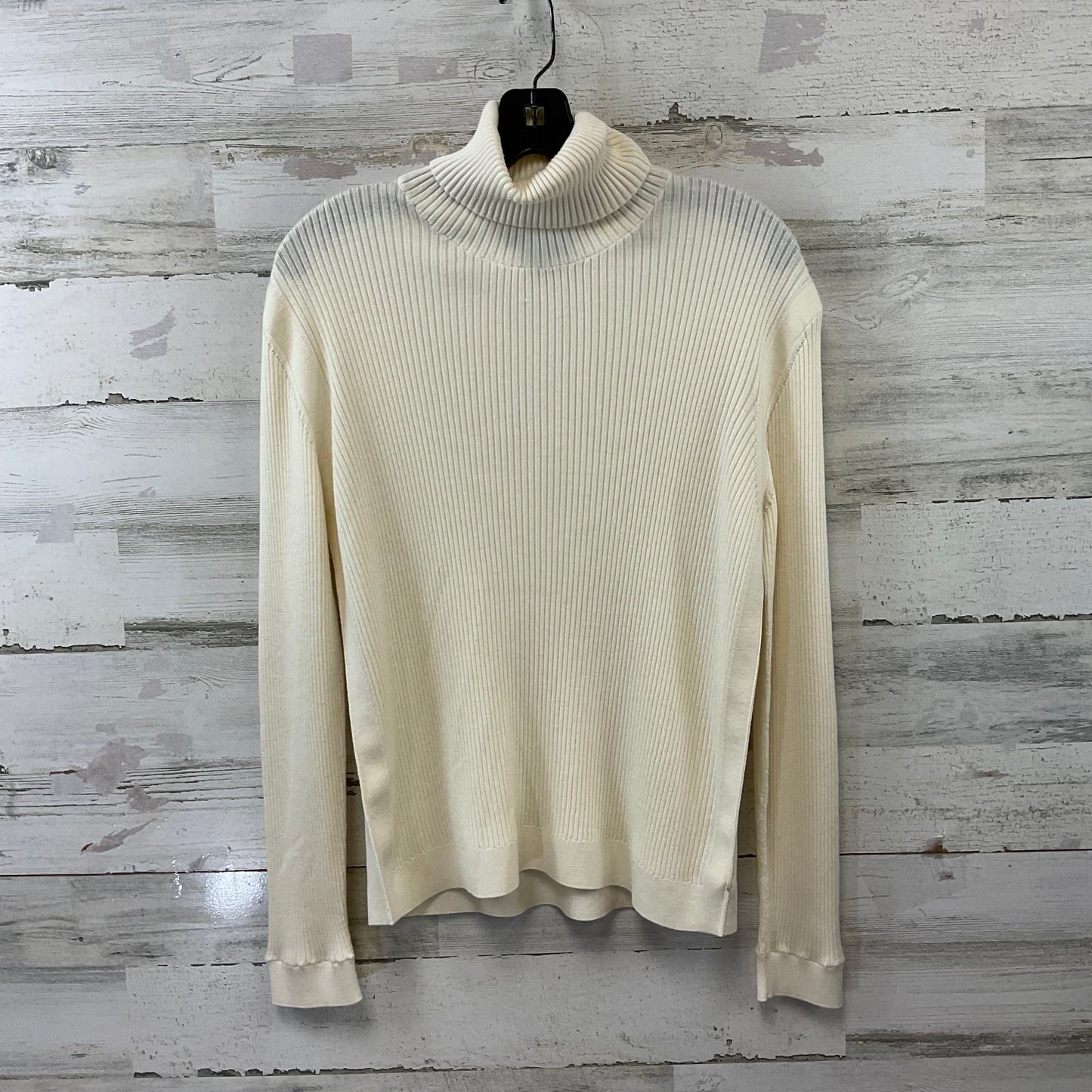 Sweater Designer By St John Knits In Cream, Size: L