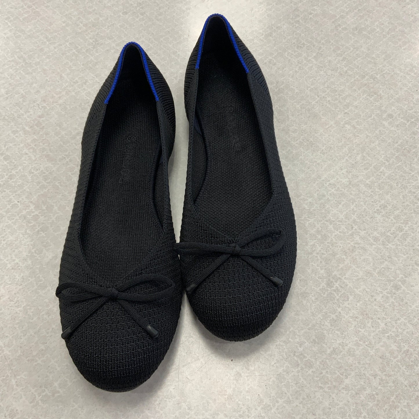 Shoes Flats By Rothys In Black, Size: 9.5