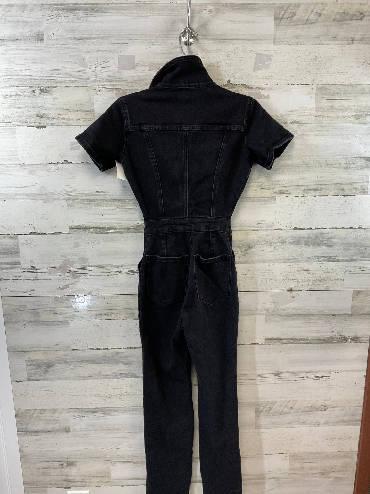 Jumpsuit By Good American In Black Denim, Size: XS