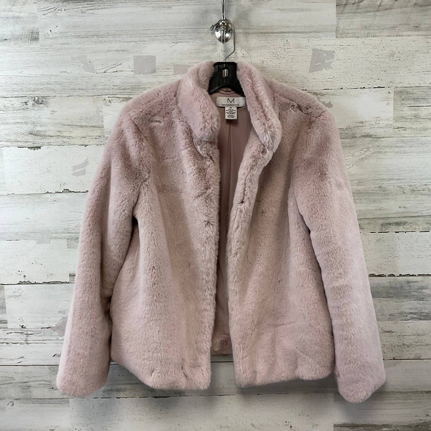 Coat Faux Fur & Sherpa By MAGASCHONI In Pink, Size: Xs