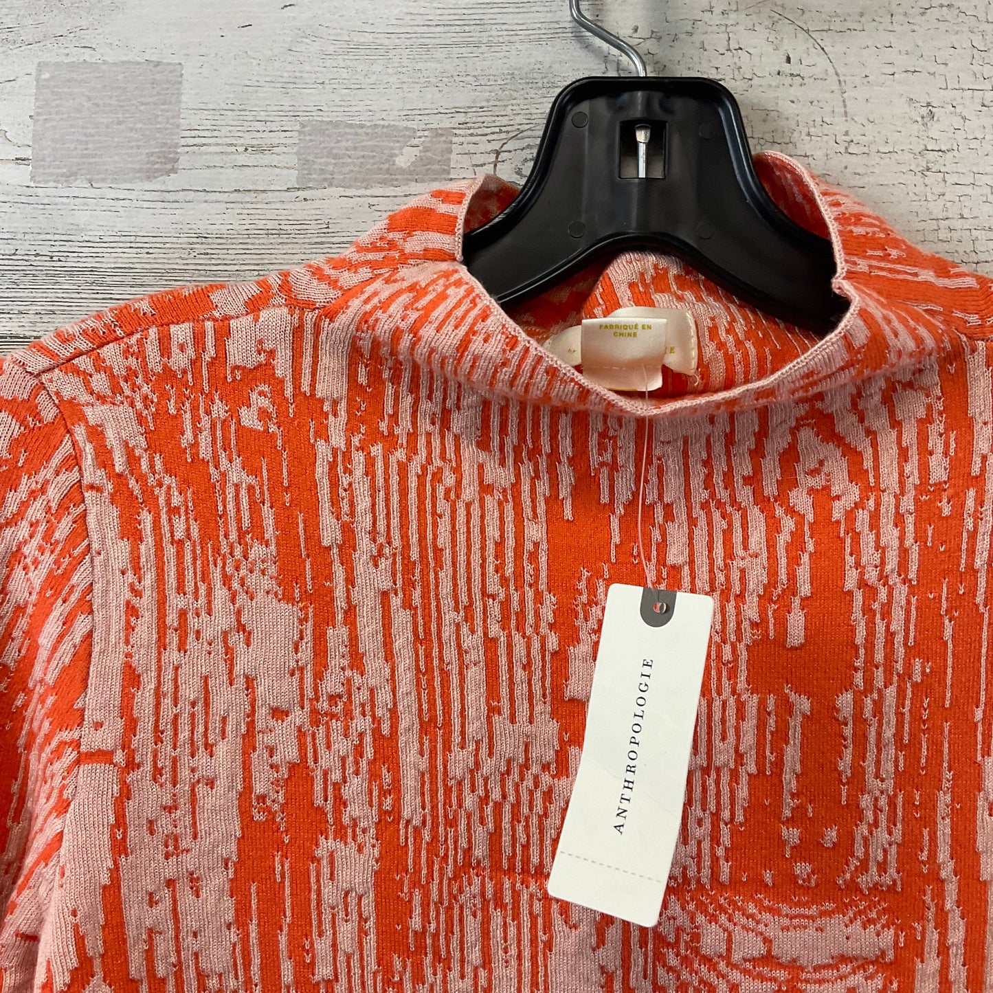 Top Short Sleeve By Maeve In Orange, Size: M