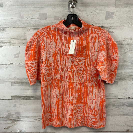 Top Short Sleeve By Maeve In Orange, Size: M