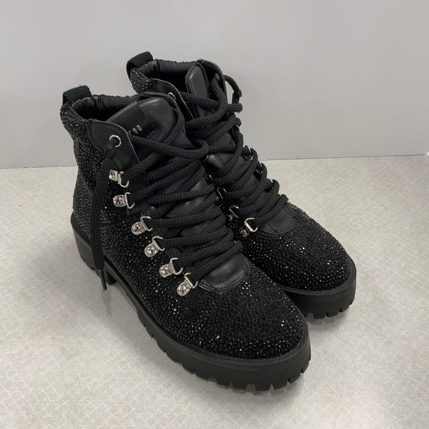 Boots Combat By Steve Madden In Black, Size: 8