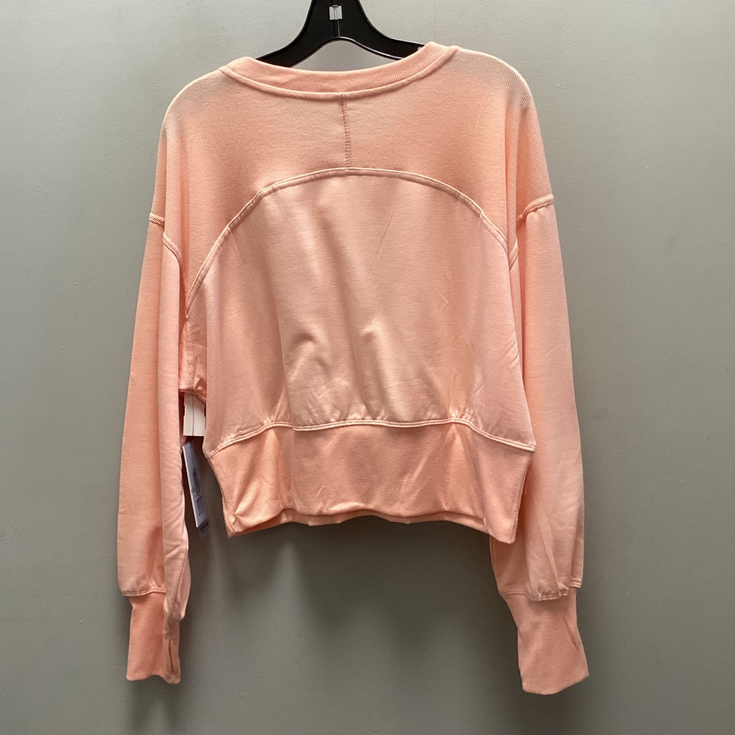 Sweatshirt Crewneck By Nine West Apparel In Peach, Size: Xl