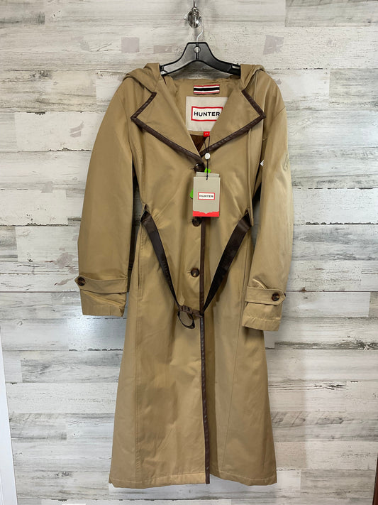 Coat Trench Coat By Hunter In Brown, Size: M