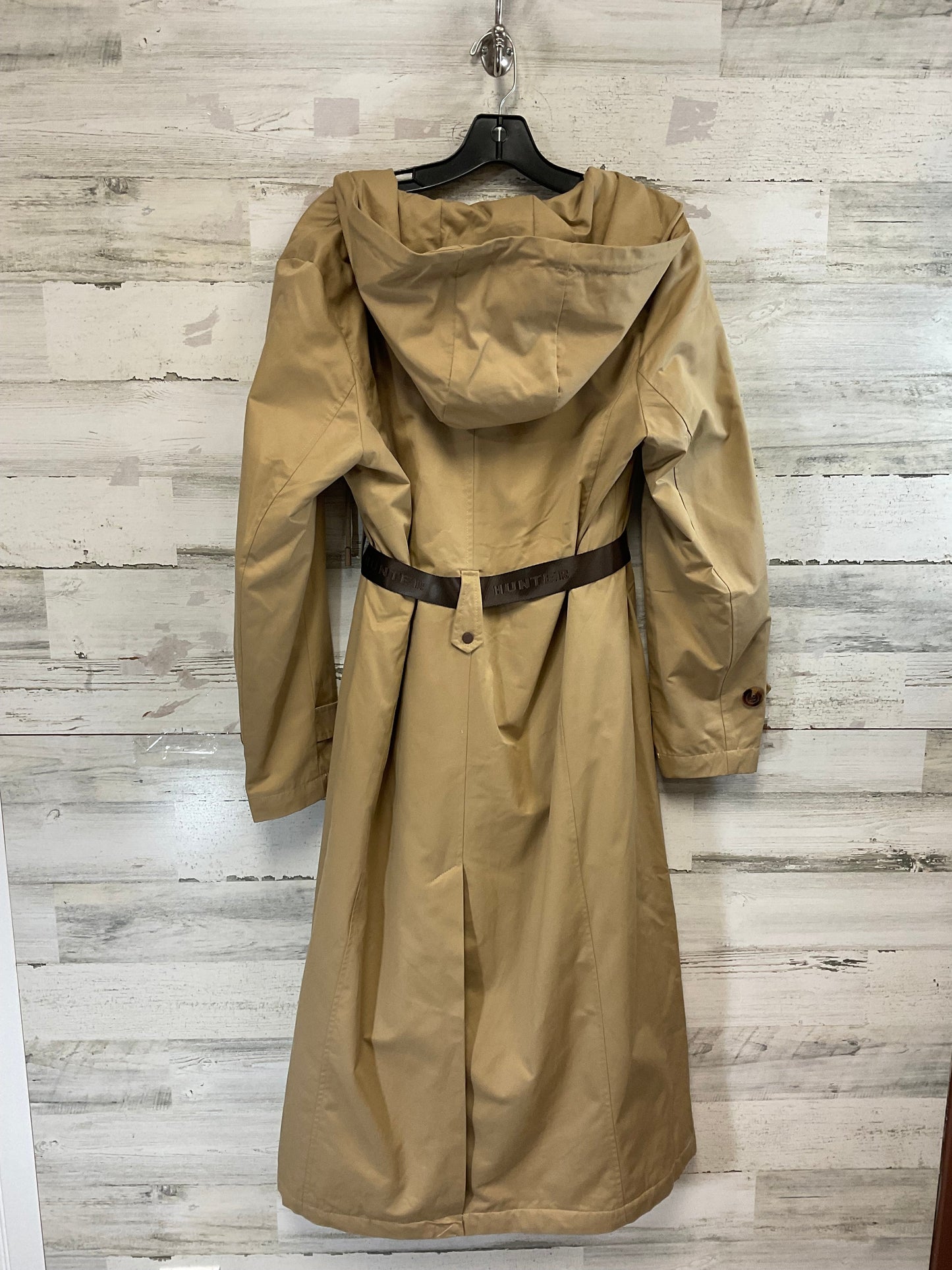 Coat Trench Coat By Hunter In Brown, Size: M