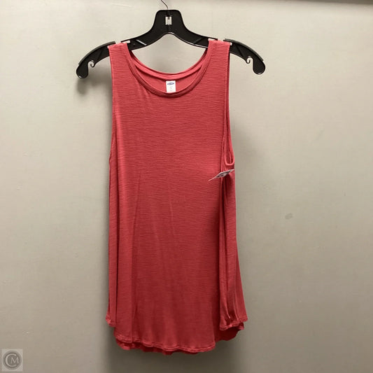 Top Sleeveless Basic By Old Navy In Pink, Size: S