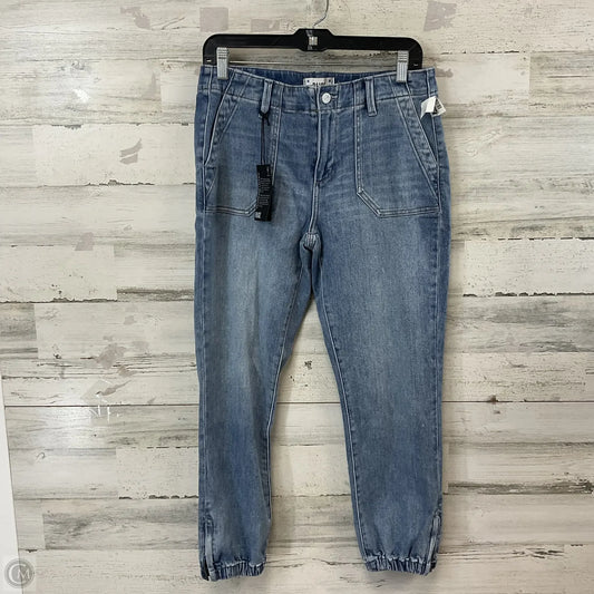 Jeans Straight By Paige In Blue Denim, Size: 8