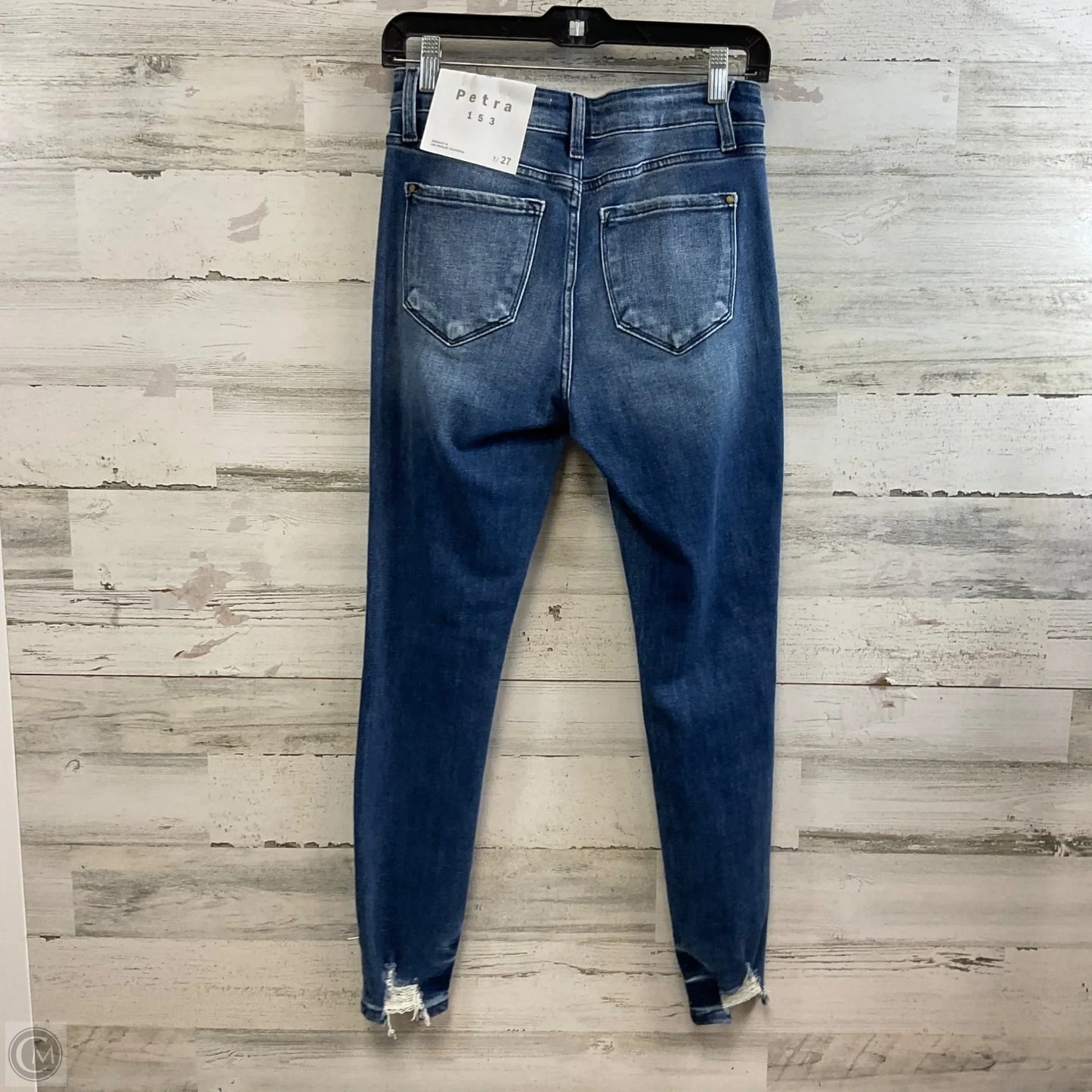 Jeans Skinny By PETRA In Blue Denim, Size: 4
