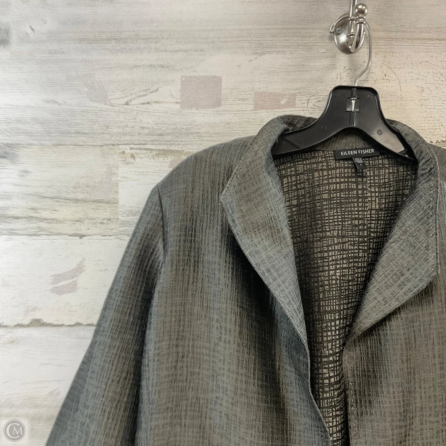 Jacket Other By Eileen Fisher In Green, Size: L