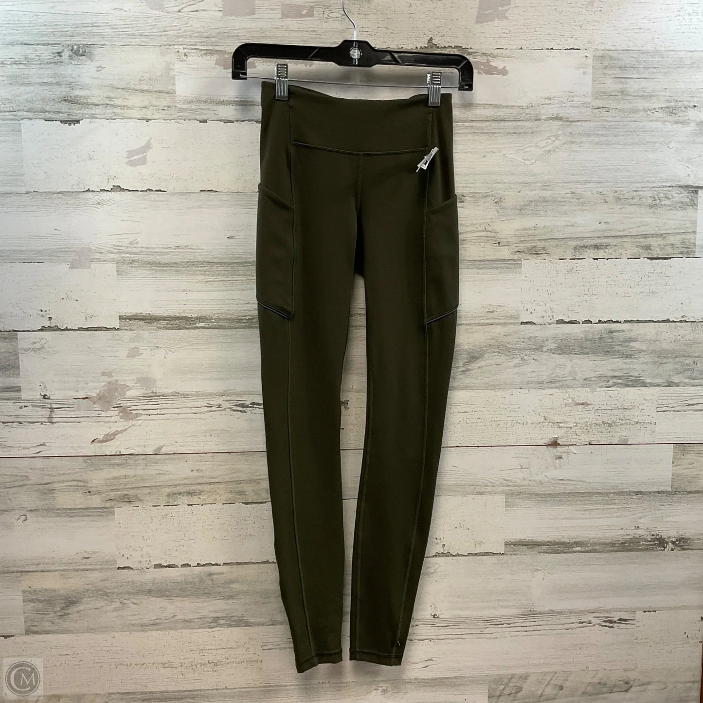 Athletic Leggings By Lululemon In Green, Size: 2