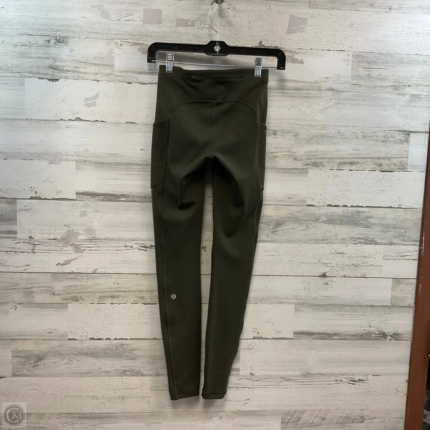 Athletic Leggings By Lululemon In Green, Size: 2