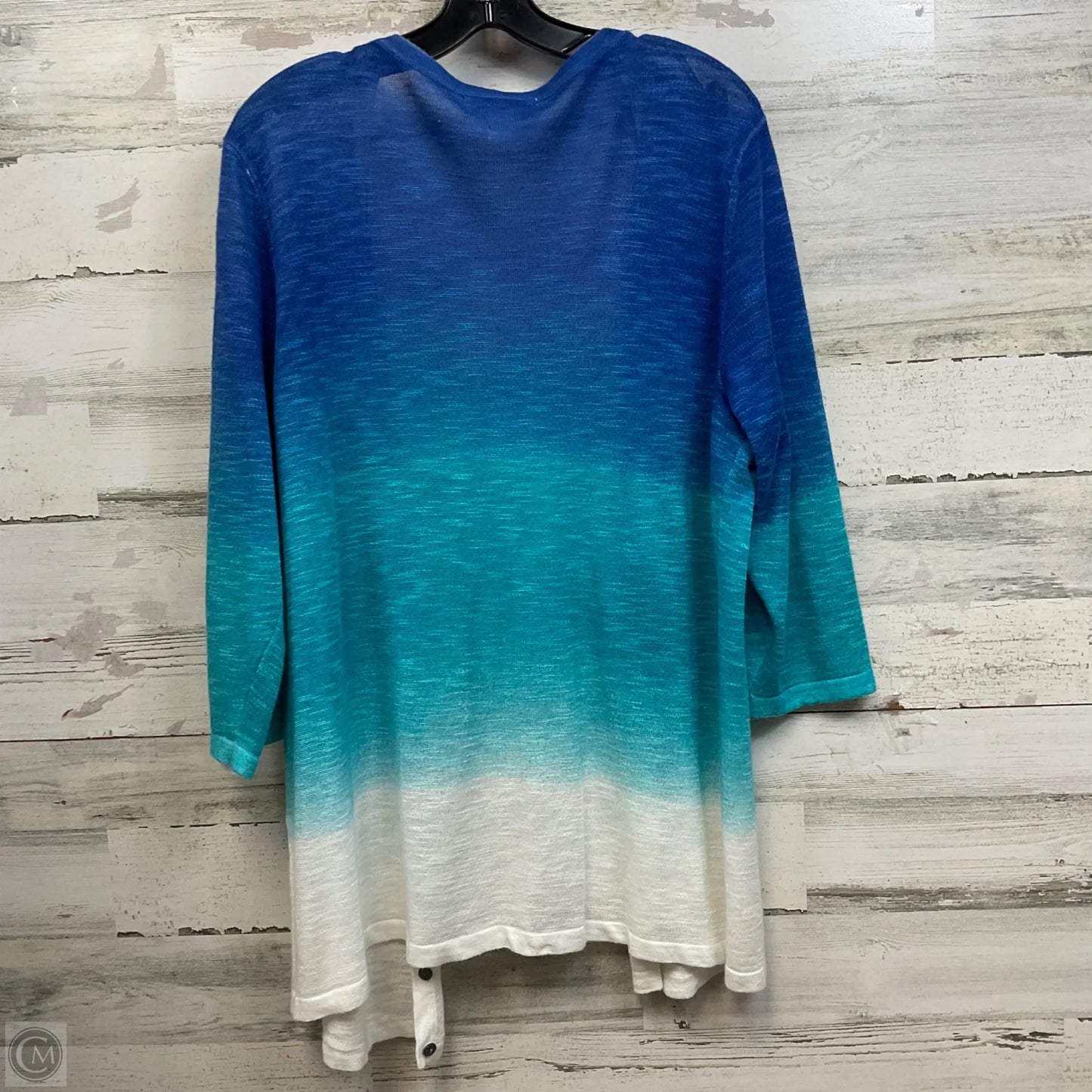 Cardigan By Cj Banks In Blue, Size: Xl