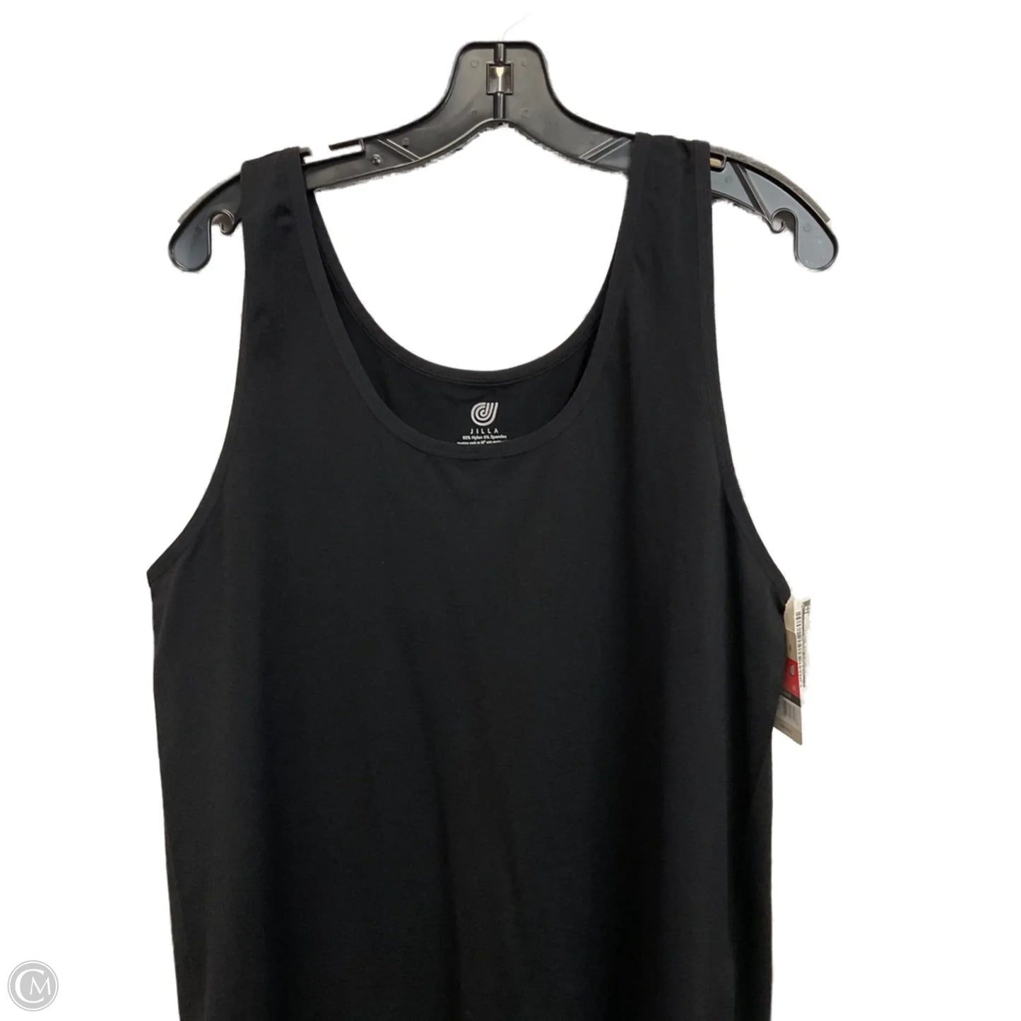 Top Sleeveless Basic By Jilla In Black, Size: 3x