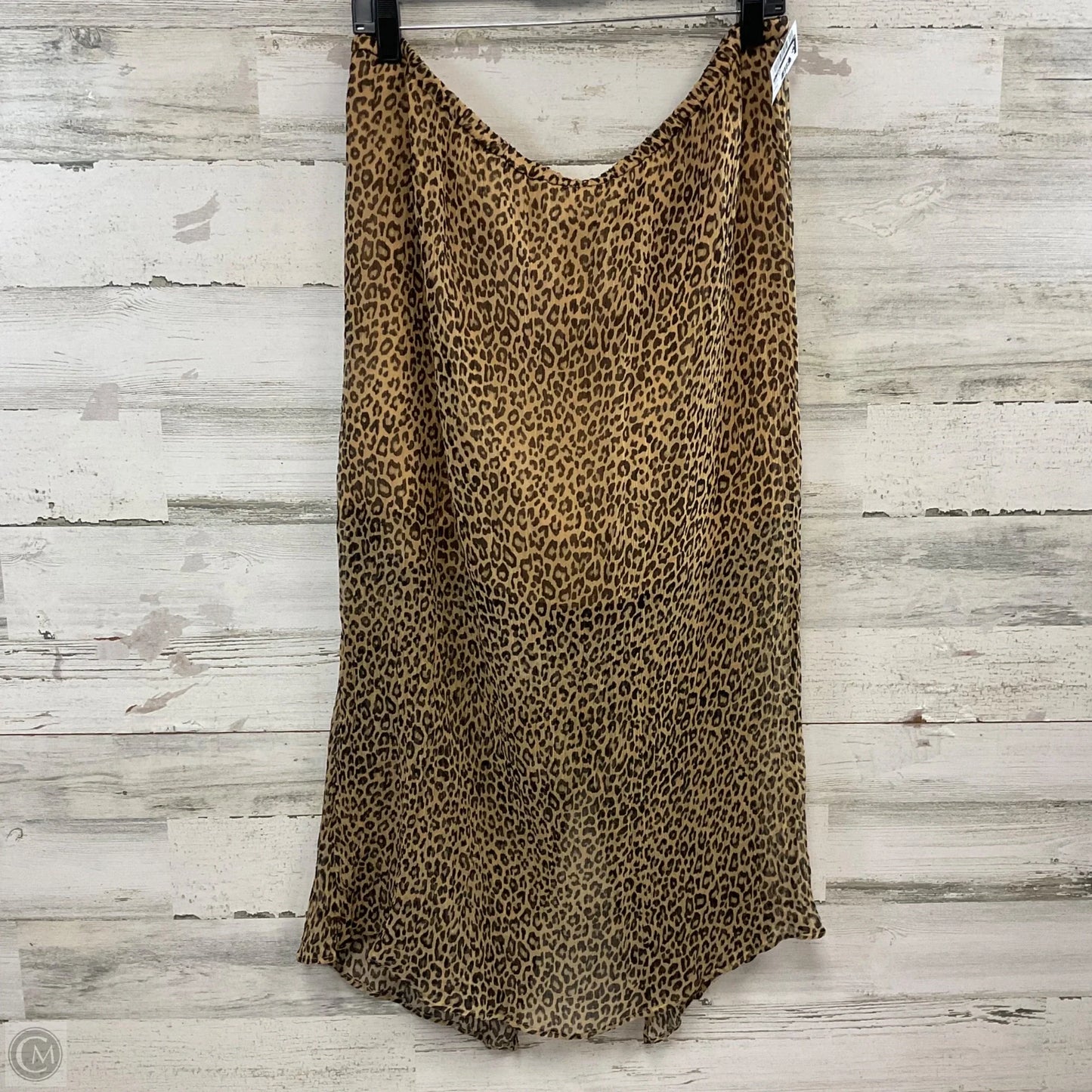 Skirt Midi By J. Crew In Animal Print, Size: Xl