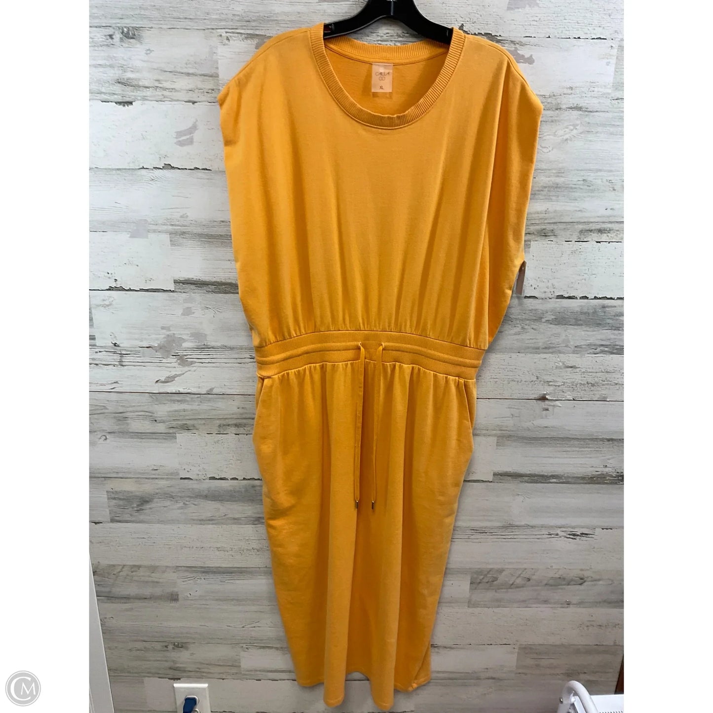 Athletic Dress By Calia In Gold, Size: Xl