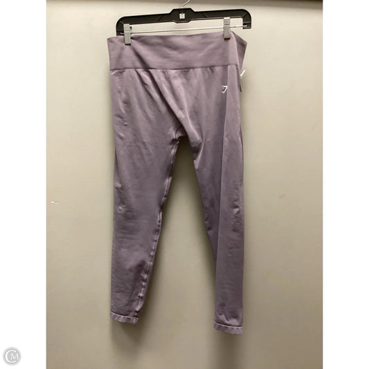 Athletic Leggings By Gym Shark In Purple, Size: L