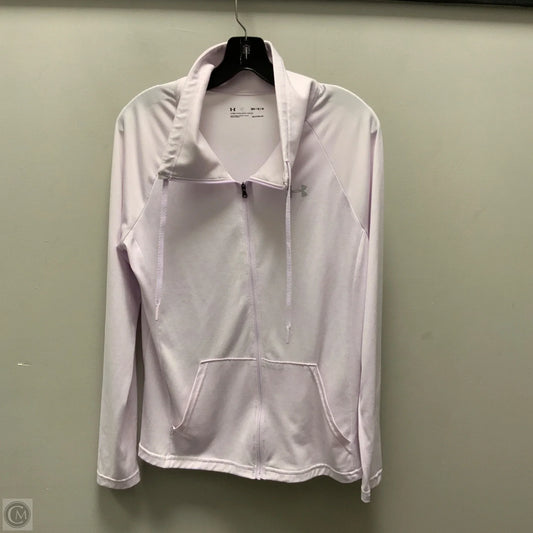 Athletic Jacket By Under Armour In Purple, Size: M