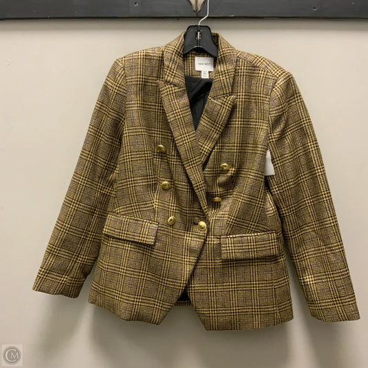 Blazer By Nine West Apparel In Gold, Size: Sp