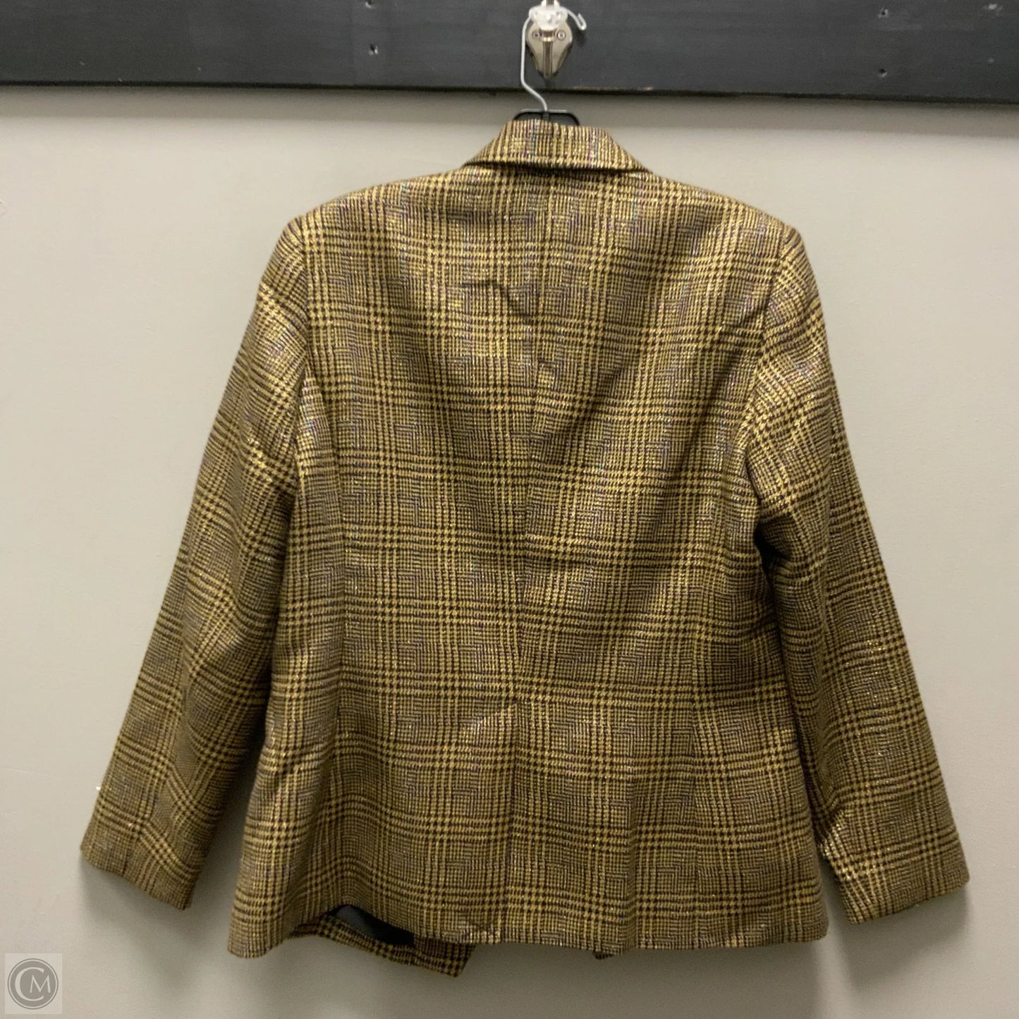 Blazer By Nine West Apparel In Gold, Size: Sp