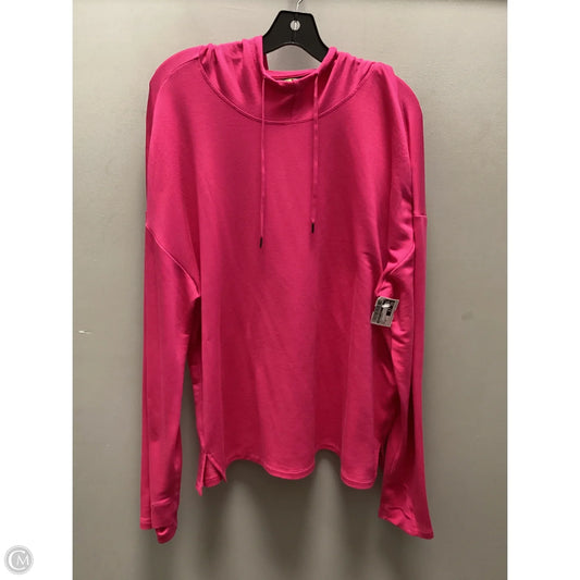 Top Long Sleeve Basic By Athletic Works In Pink, Size: 2x
