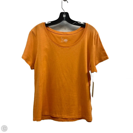 Top Short Sleeve By Joie In Orange, Size: Xl