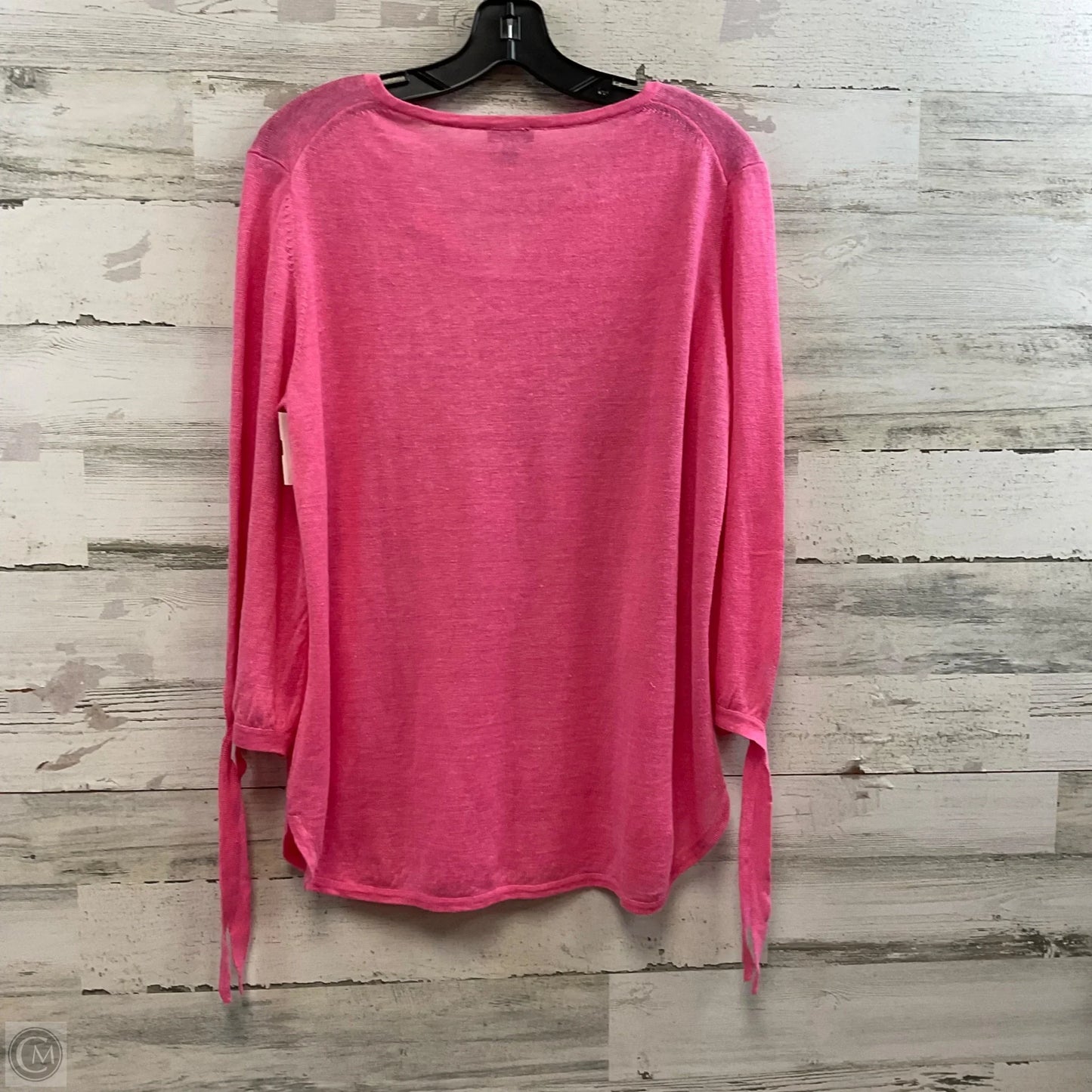 Top Long Sleeve By Talbots In Pink, Size: M
