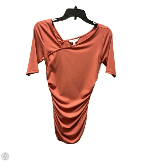 Top Short Sleeve By Nine West In Orange, Size: Xs