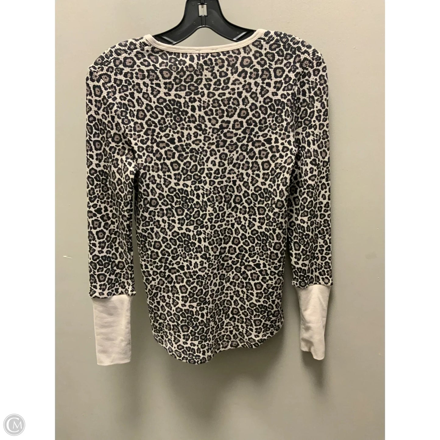 Top Long Sleeve By Splendid In Animal Print, Size: Xs