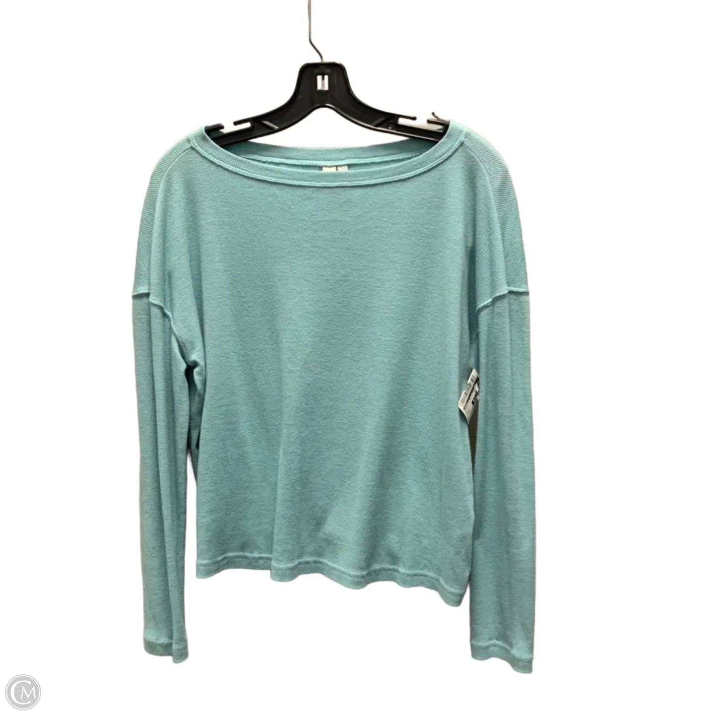 Athletic Top Long Sleeve Crewneck By Zella In Blue, Size: S
