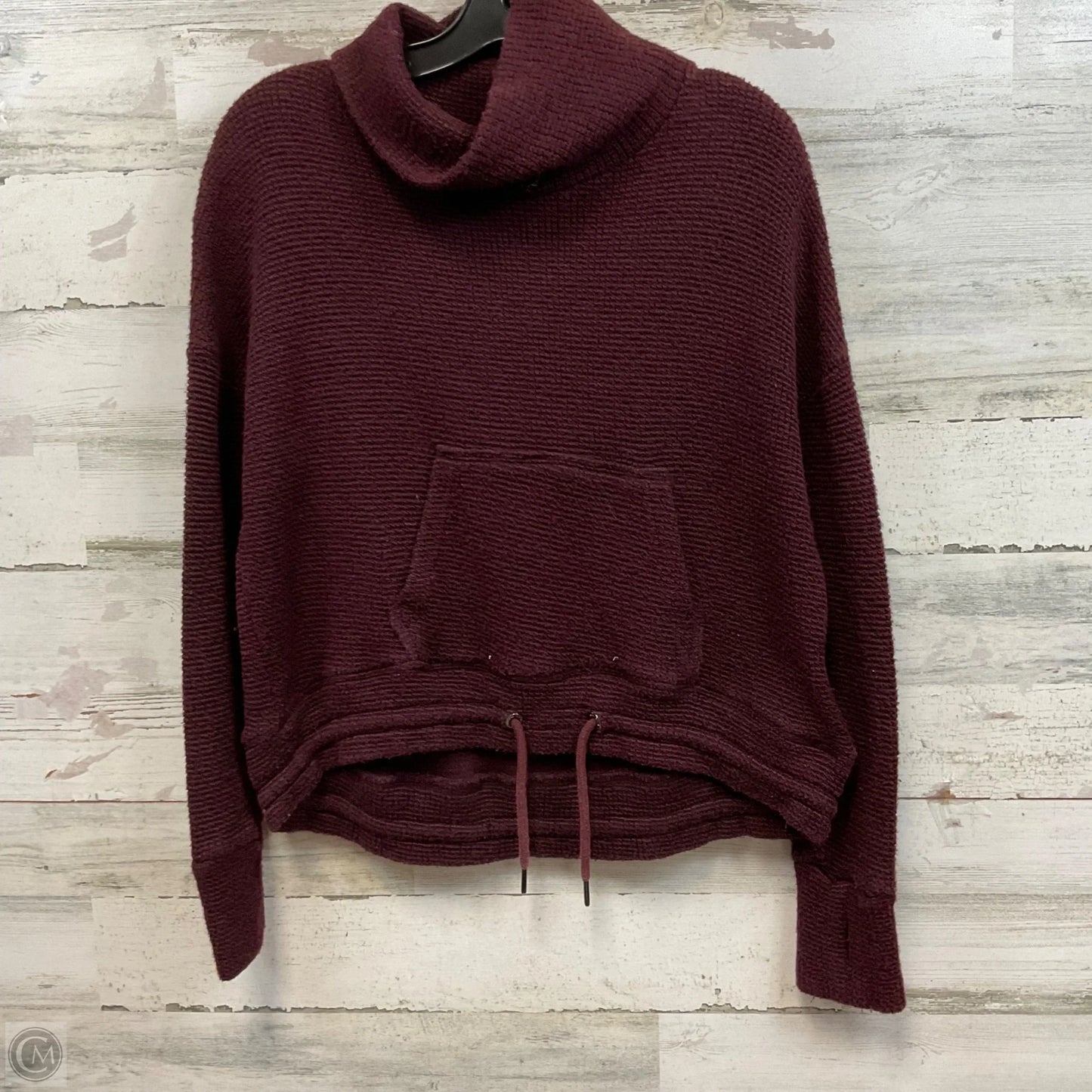 Sweatshirt Collar By Sweaty Betty In Maroon, Size: Xs