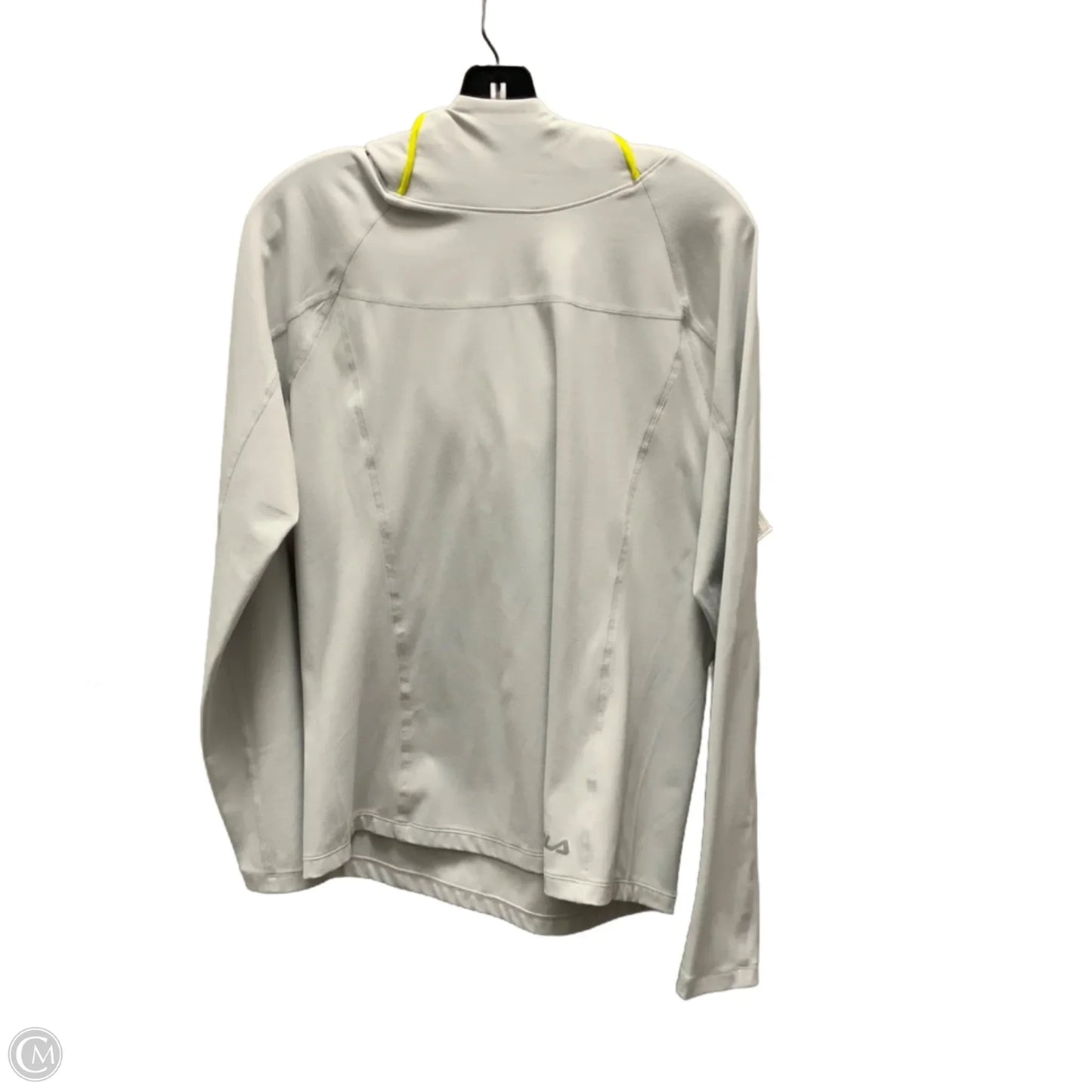 Athletic Sweatshirt Collar By Fila In Grey, Size: M