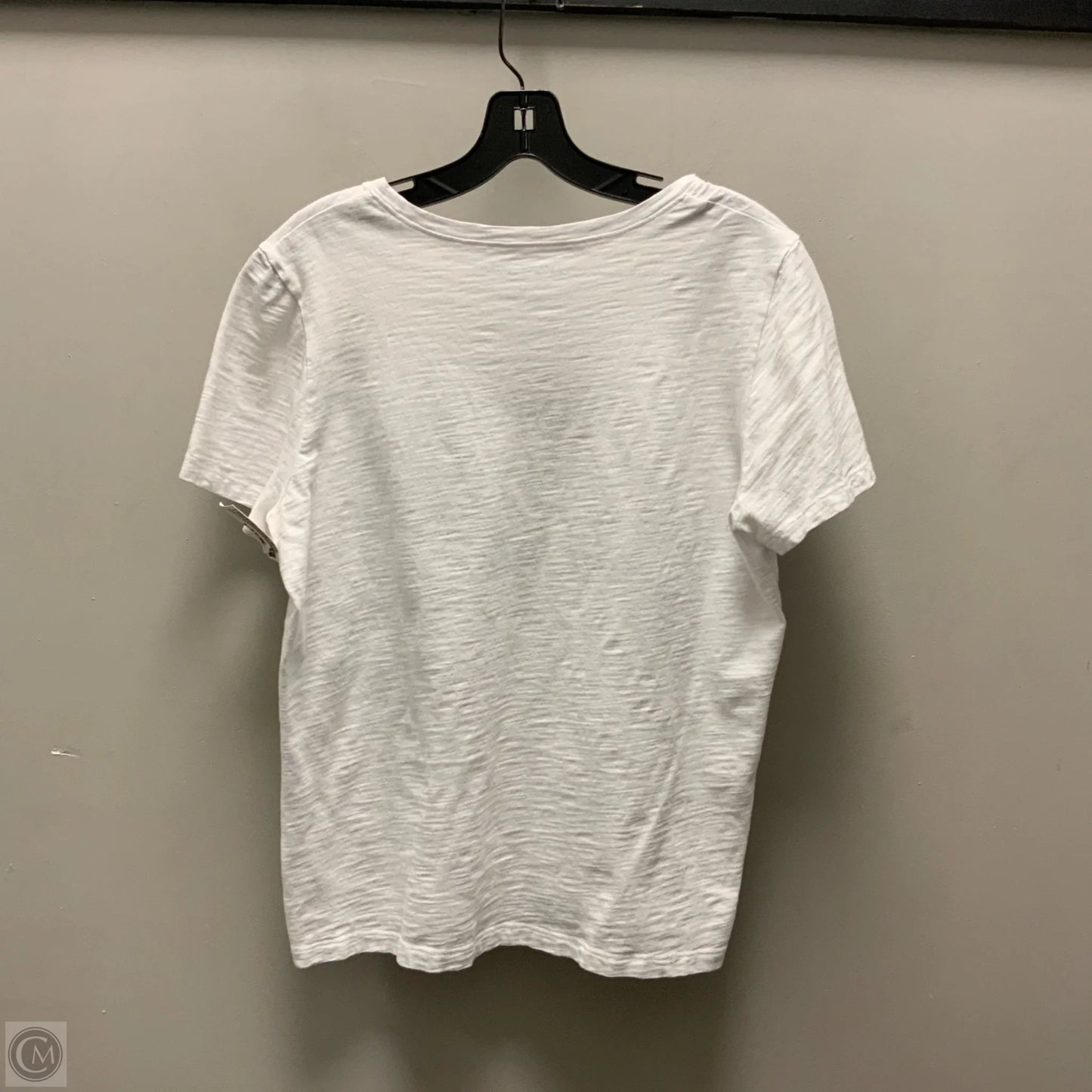Top Short Sleeve By Draper James In White, Size: M