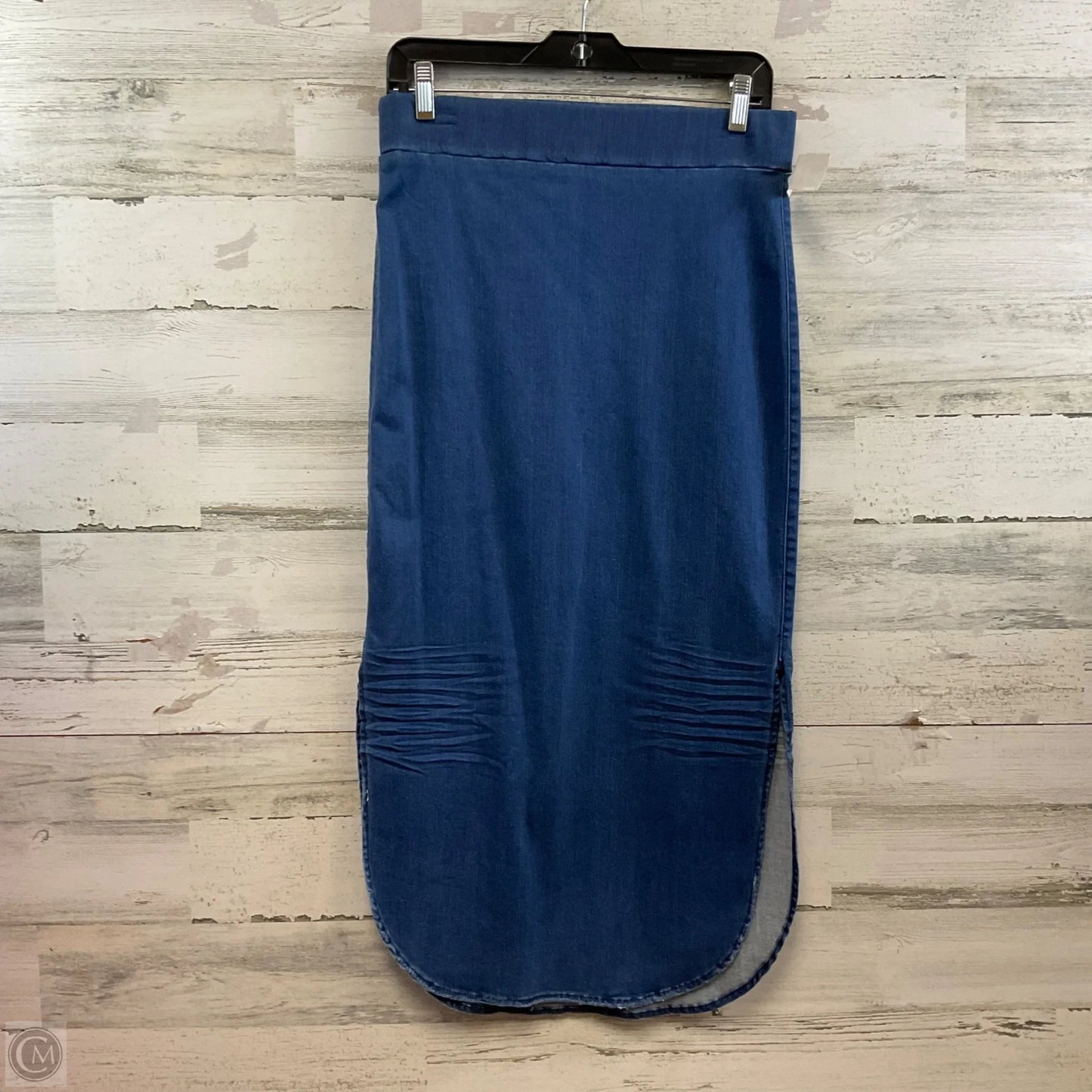 Skirt Midi By Frank And Eileen In Blue Denim, Size: 8