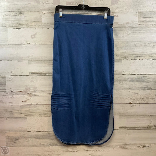 Skirt Midi By Frank And Eileen In Blue Denim, Size: 8