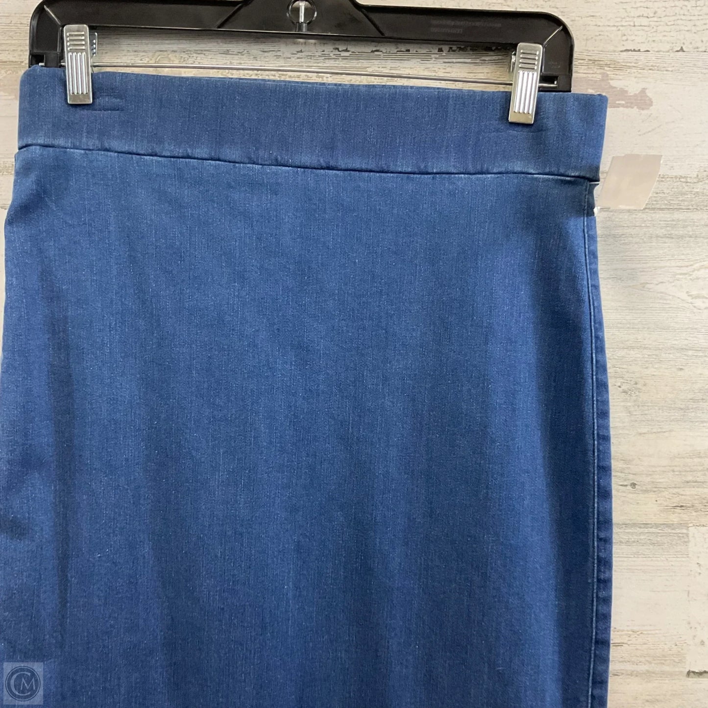 Skirt Midi By Frank And Eileen In Blue Denim, Size: 8