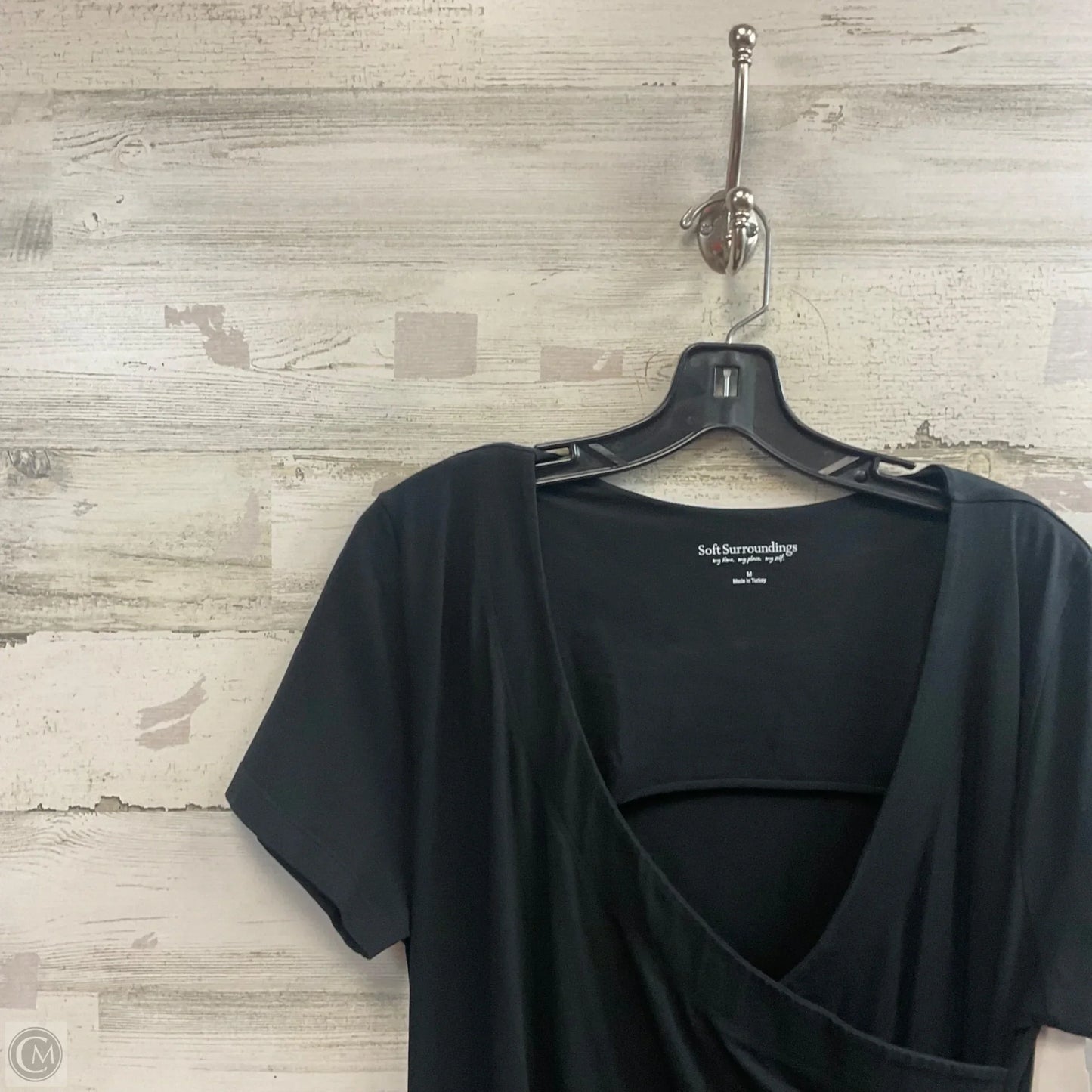 Dress Casual Short By Soft Surroundings In Black, Size: M