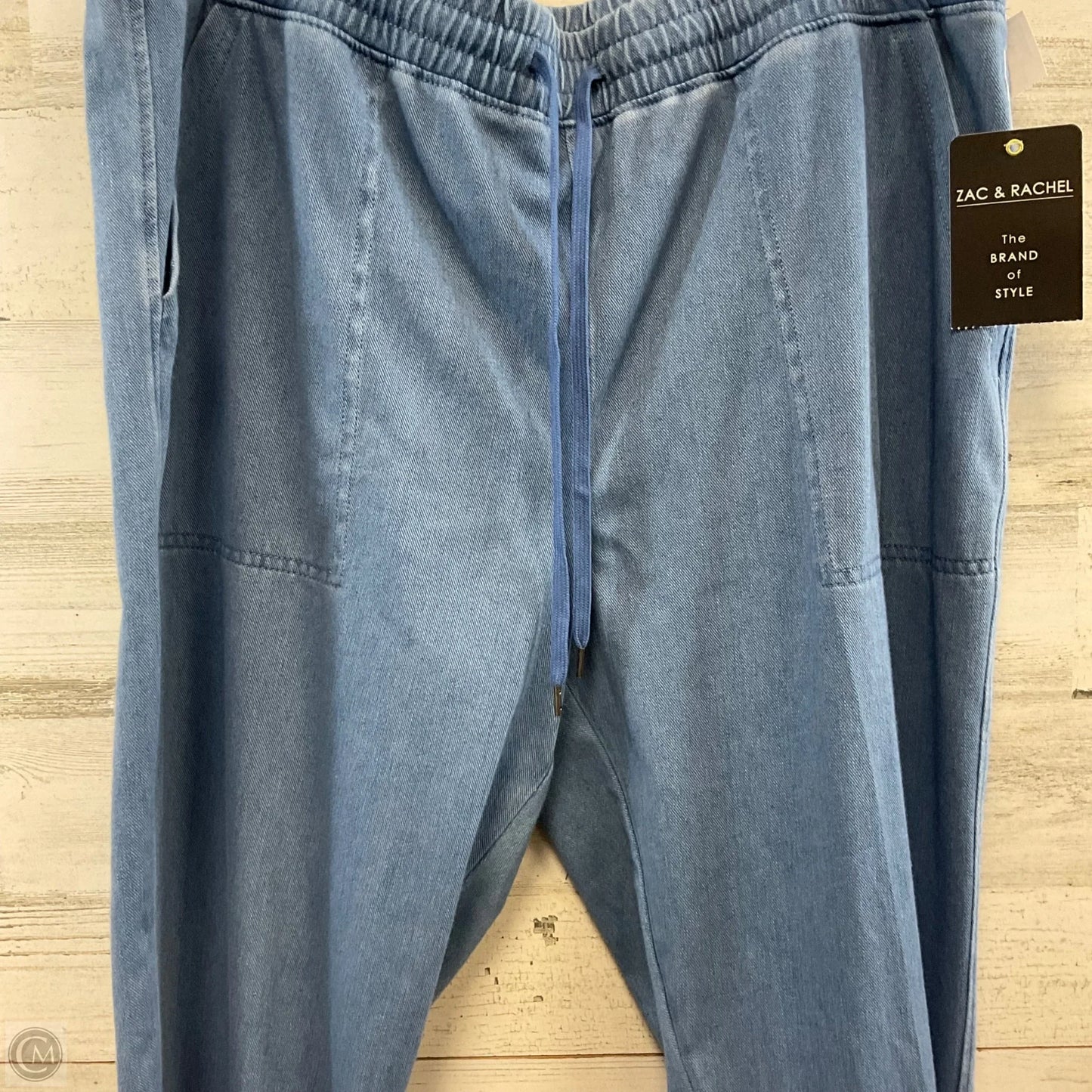 Jeans Straight By Zac And Rachel In Blue Denim, Size: Xl