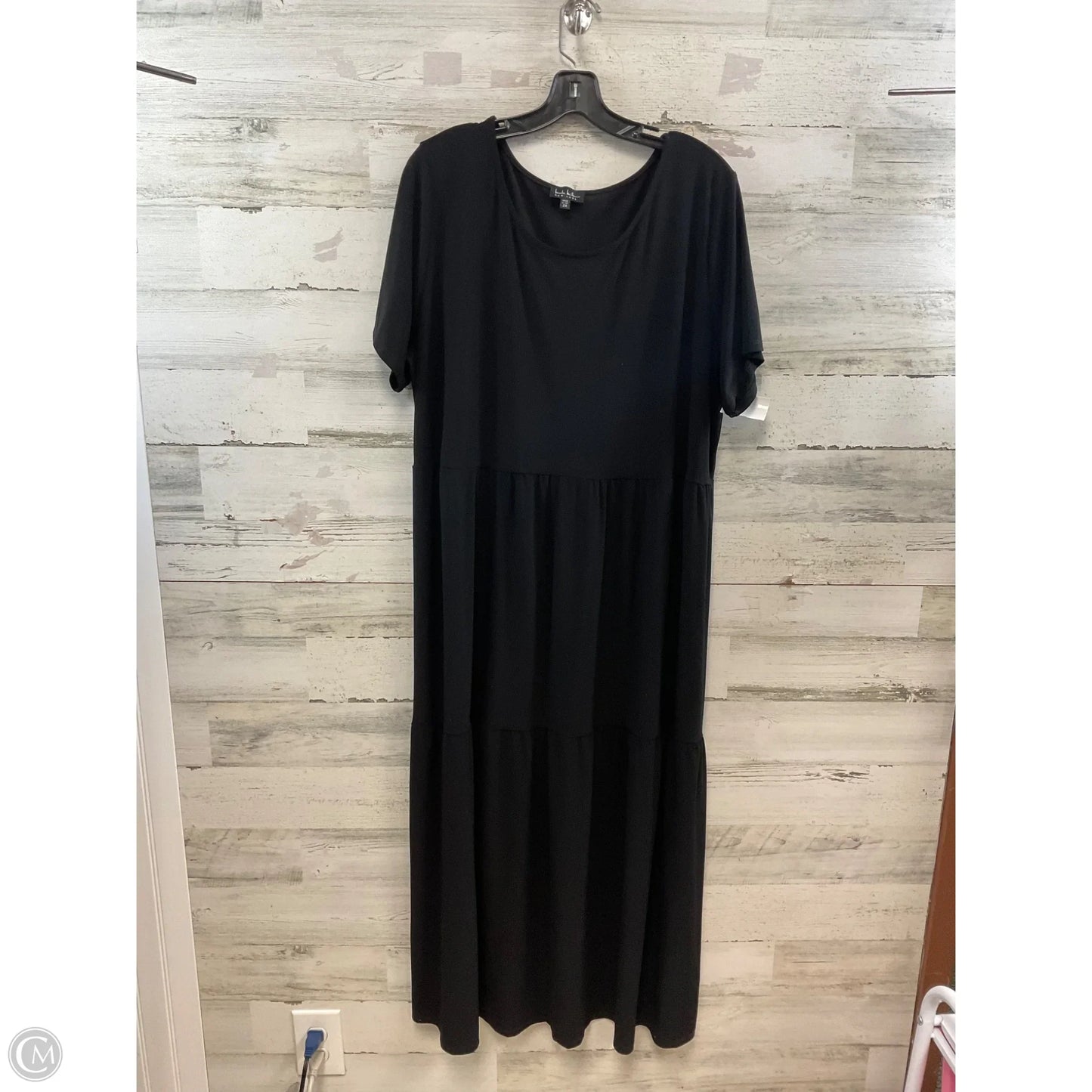 Dress Casual Maxi By Nicole By Nicole Miller In Black, Size: 2x