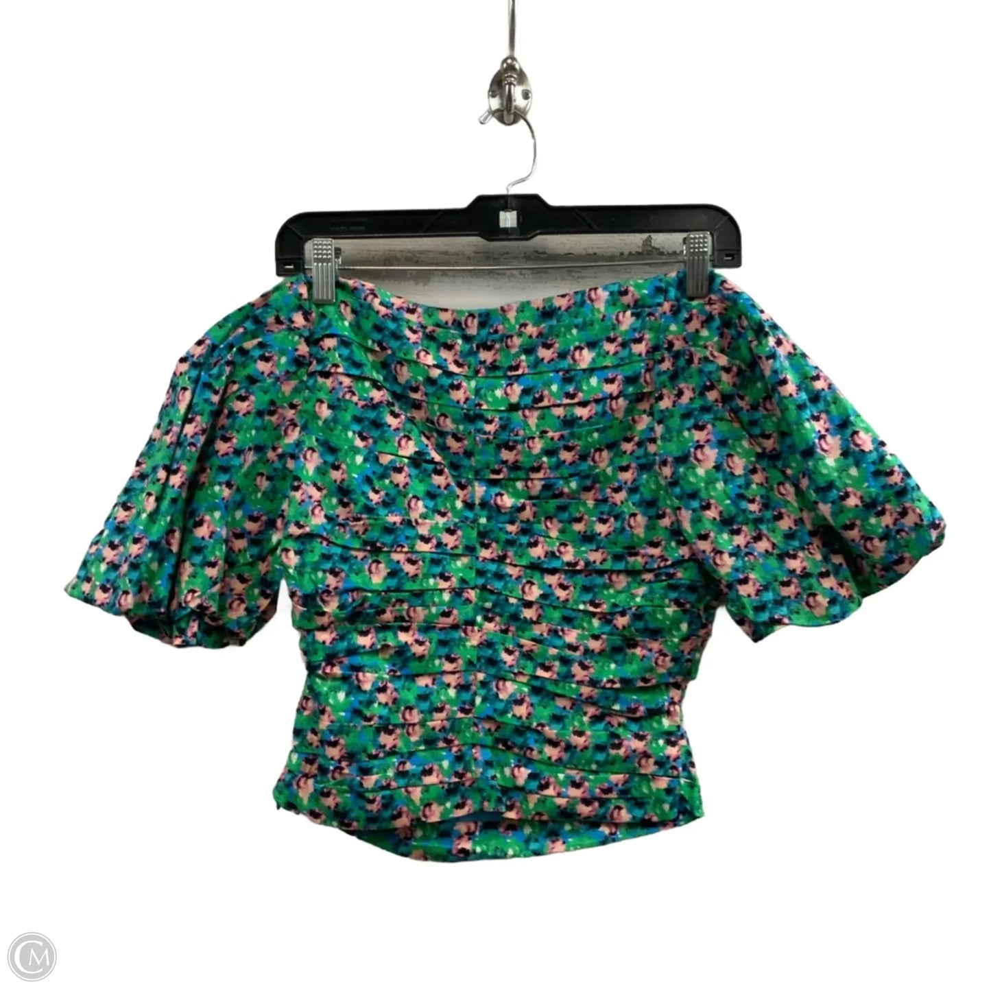 Top Short Sleeve By Endless Rose In Green, Size: Xs