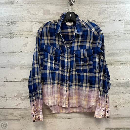 Top Long Sleeve By Rag And Bone In Blue, Size: S