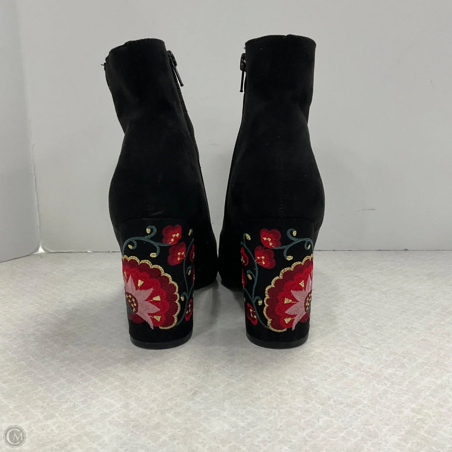 Boots Ankle Heels By Report In Black, Size: 8.5