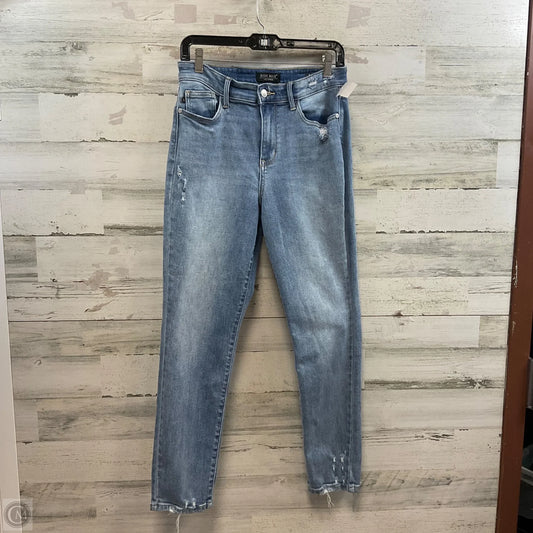 Jeans Straight By Judy Blue In Blue Denim, Size: 4