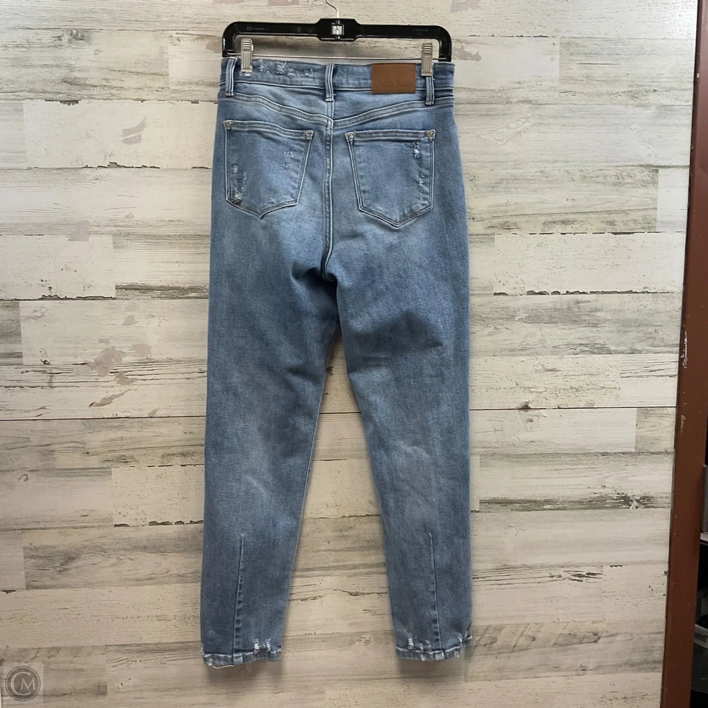 Jeans Straight By Judy Blue In Blue Denim, Size: 4